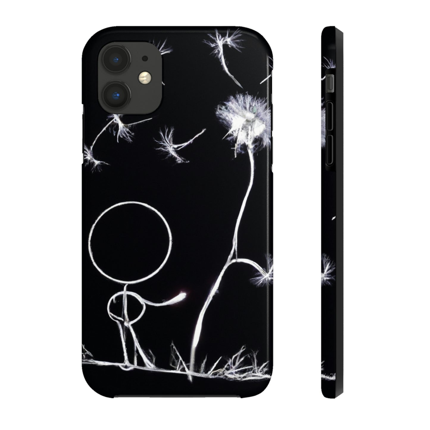 "Un parpadeo de diente de león en la brisa de medianoche" - The Alien Tough Phone Cases