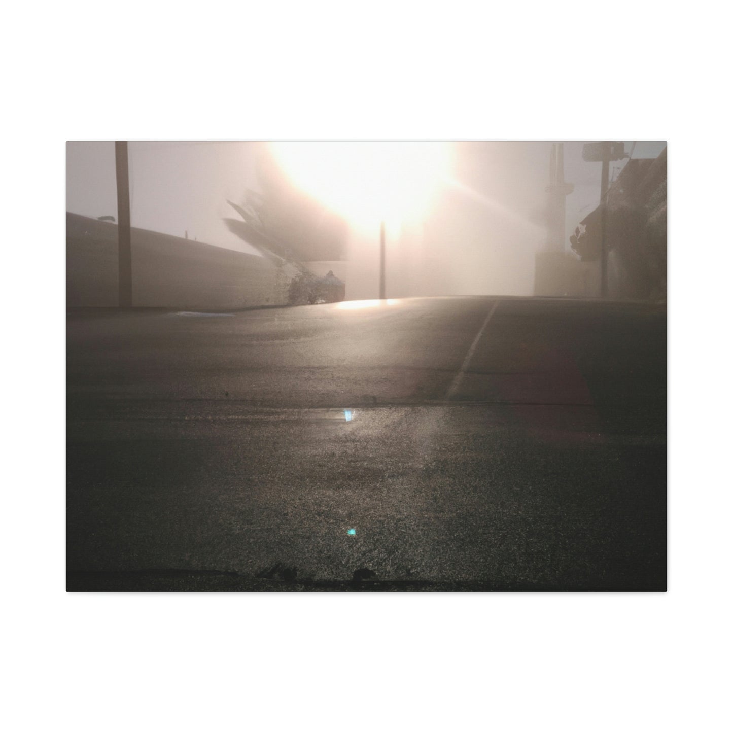 "A Gleaming Dawn in a Misty City". - The Alien Canva