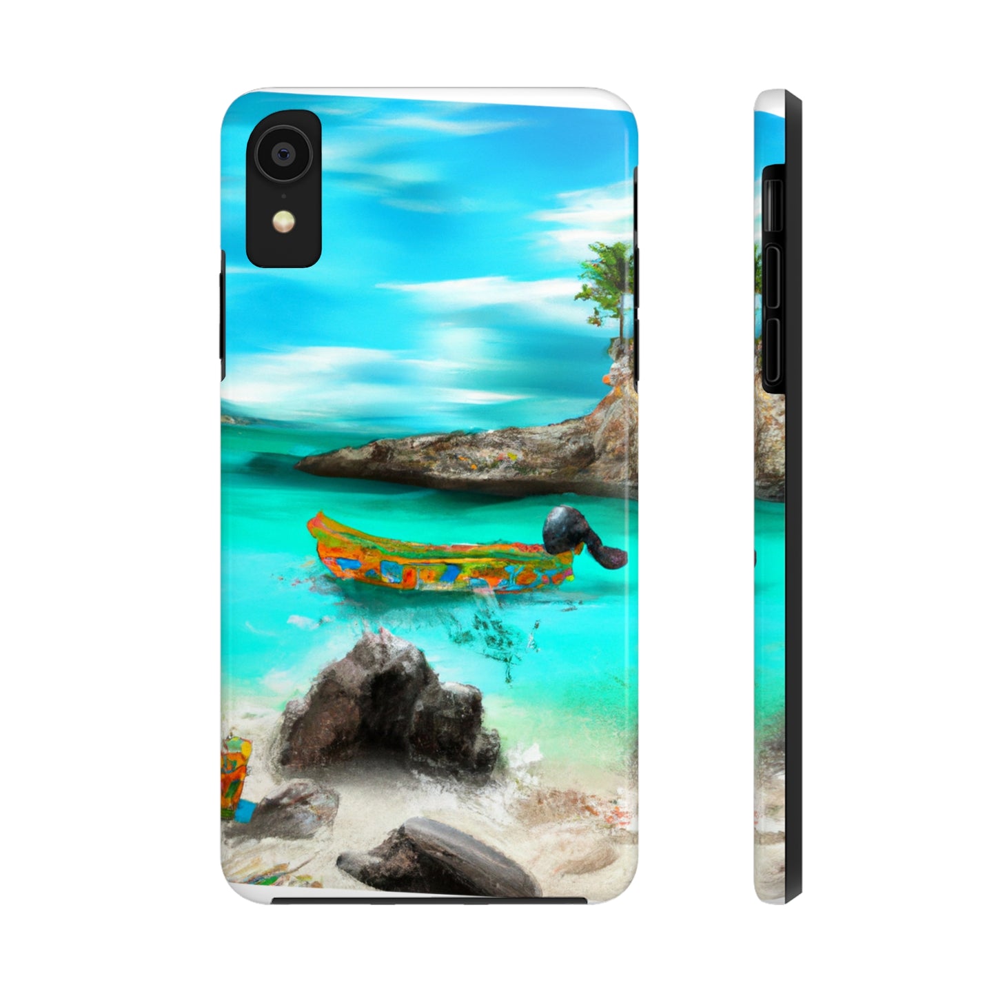 "Caribbean Fiesta on the Beach - A Digital Exploration of Mexican Culture" - The Alien Tough Phone Cases