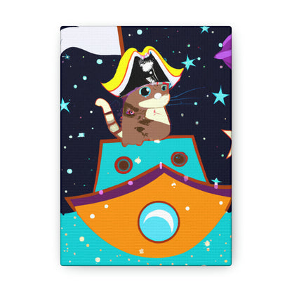 The Intergalactic Feline Pirate - The Alien Canva