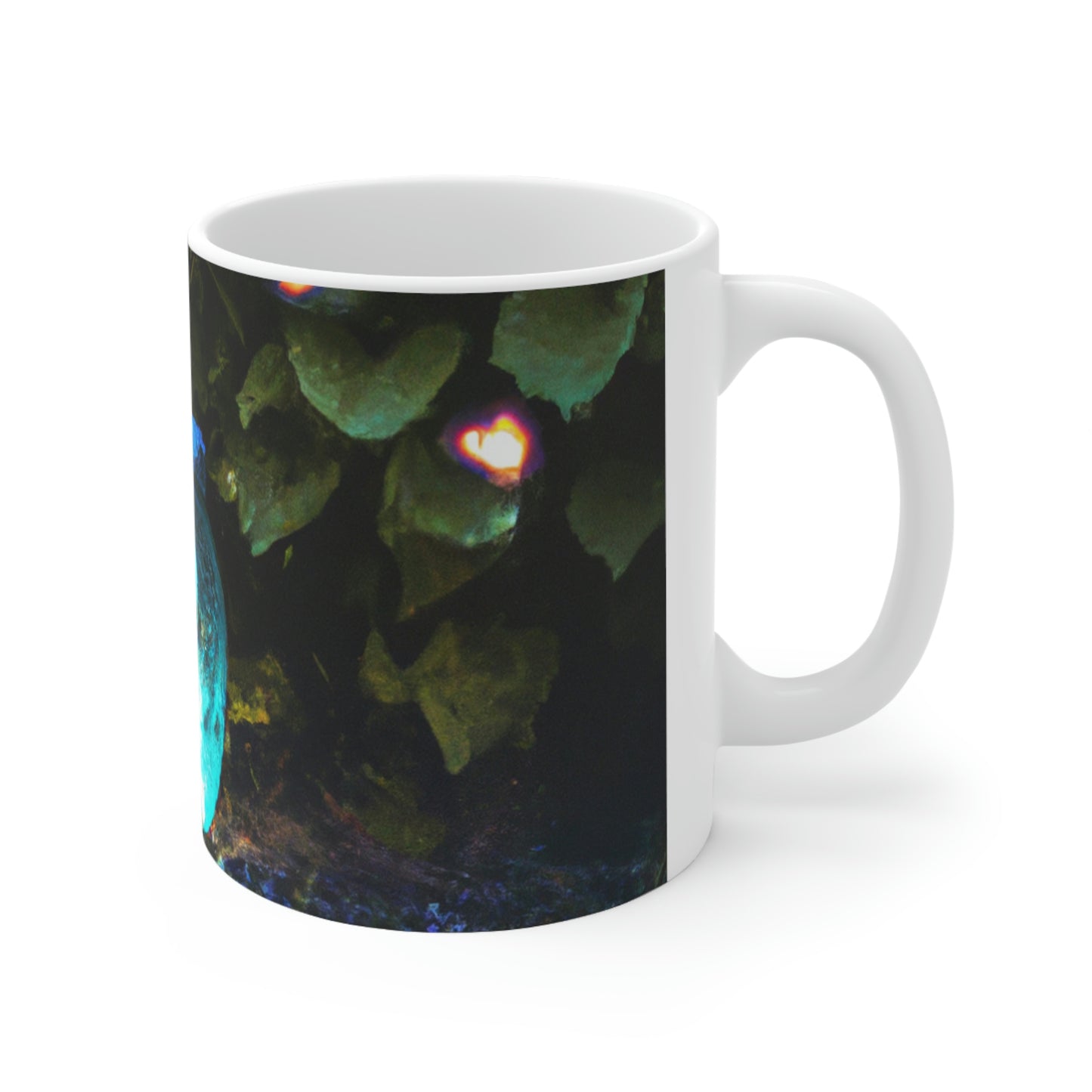 "Luminescence of Forgotten Dreams" - The Alien Ceramic Mug 11 oz