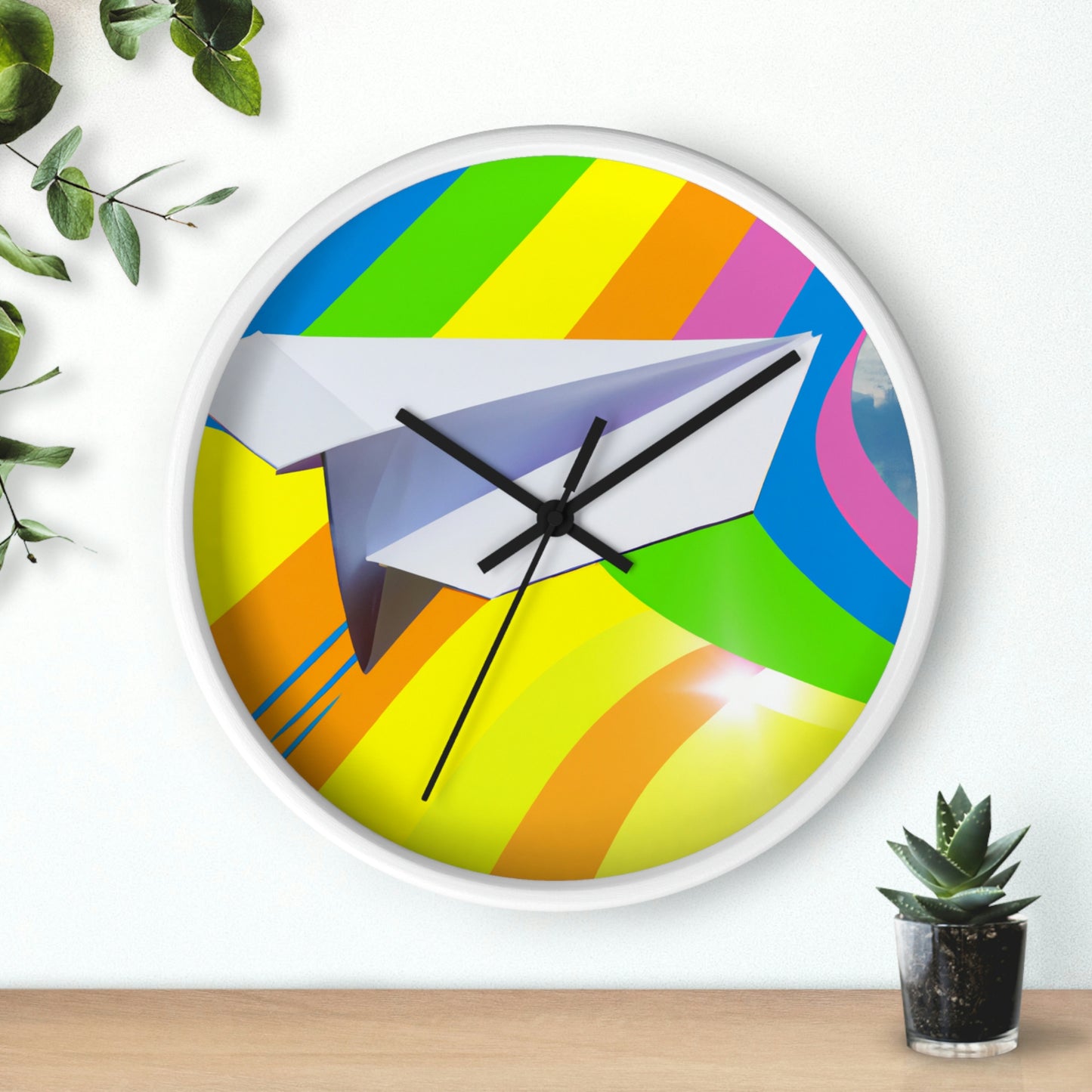 "A Flight of Color" - The Alien Wall Clock