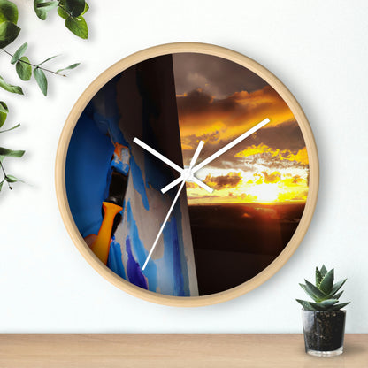 "Calma después de la tormenta" - El reloj de pared alienígena