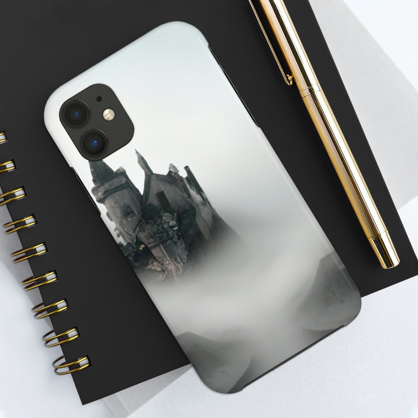 "Ghostly Citadel of the Mist" - The Alien Tough Phone Cases