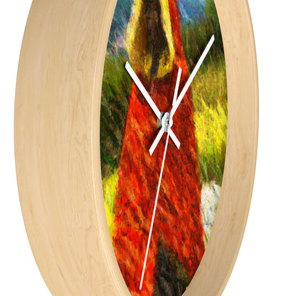 The Tattered Red Cloaked Stranger - The Alien Wall Clock