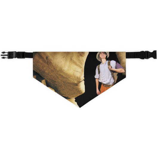 "A Peculiar Journey into the Caverns of Uncertainty" - The Alien Pet Bandana Collar