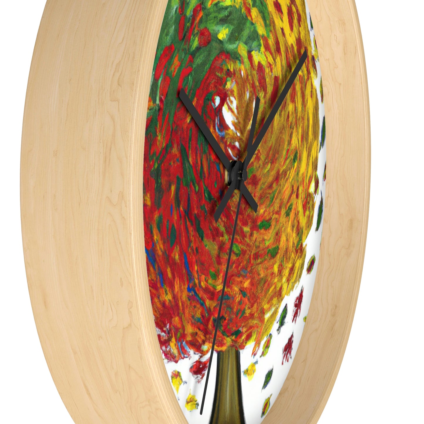 "Autumnal Whirl" - The Alien Wall Clock