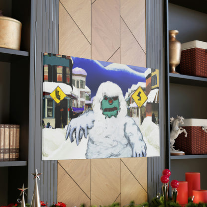 Frozen Terror: The Abominable Snowman's Reign - The Alien Canva