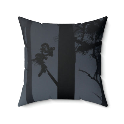 Lost in the Moonlight Forest. - The Alien Square Pillow