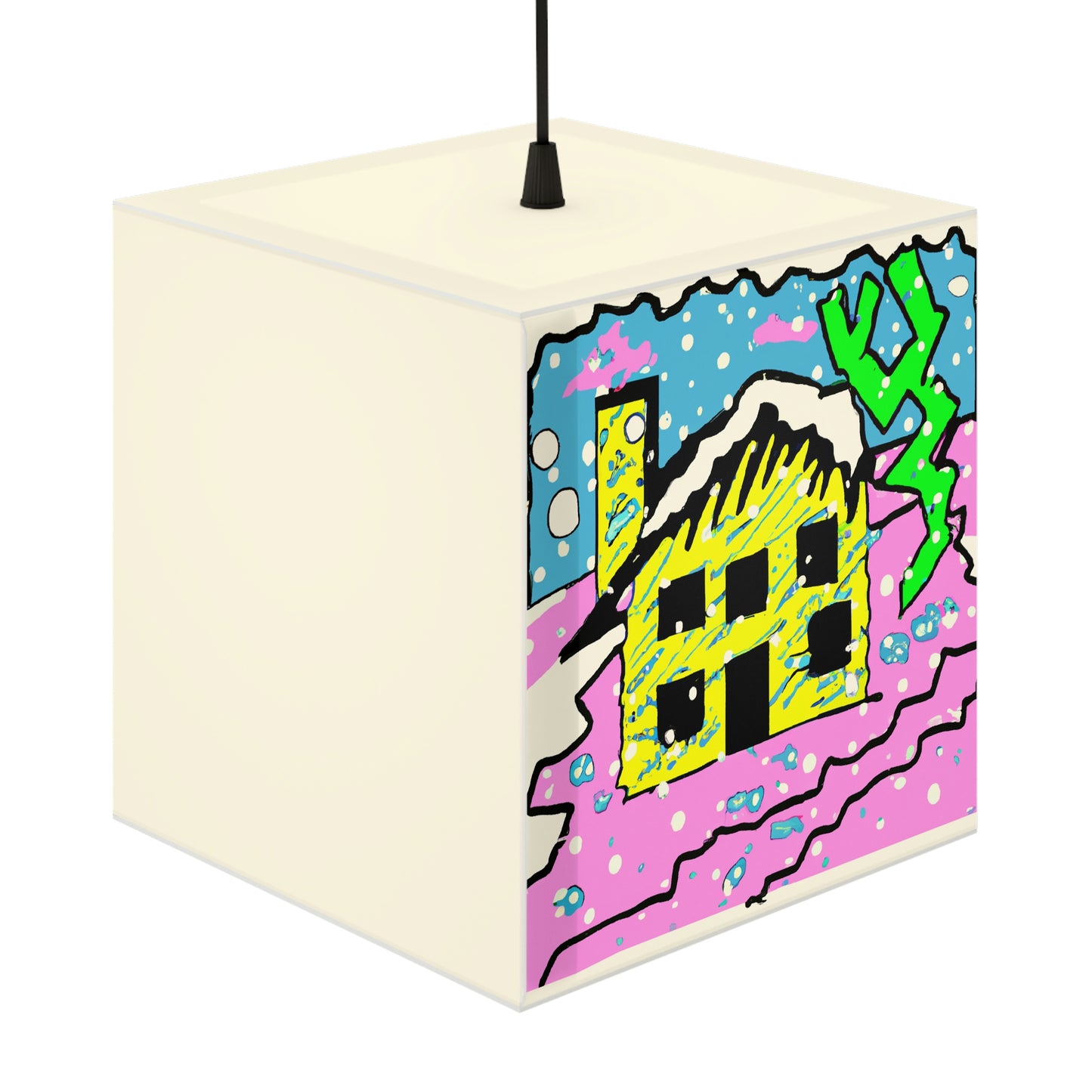 "Desolate Winter Dwelling" - The Alien Light Cube Lamp