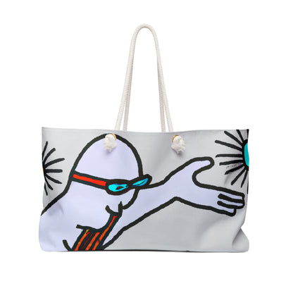 "A Blind Monk's Gentle Embrace of a Lost Dragonling" - The Alien Weekender Bag