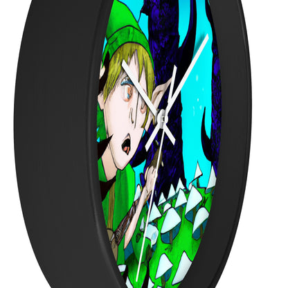 "The Tune-Trotting Elf and the Haunted Forest" - The Alien Wall Clock