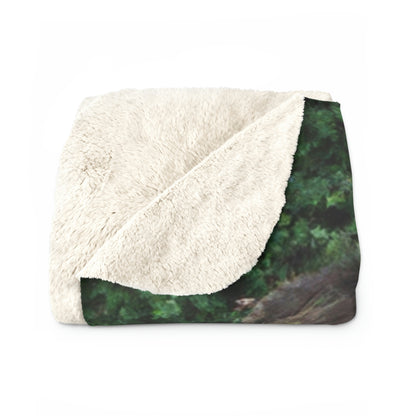 "Pixie's Pumpkin Patch Quest" - The Alien Sherpa Fleece Blanket