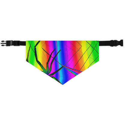 "Das prismatische Netz einer Spinnerette" - Das Alien Pet Bandana Halsband