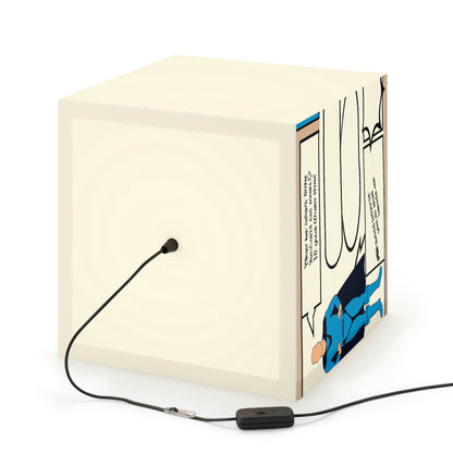 "The Chatter of a Classic: A Superhero Story Through Dialogue" - The Alien Light Cube Lamp