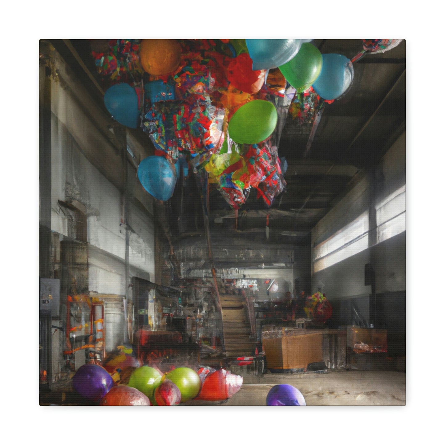 "The Ghostly Gasses of the Balloon Factory" - The Alien Canva