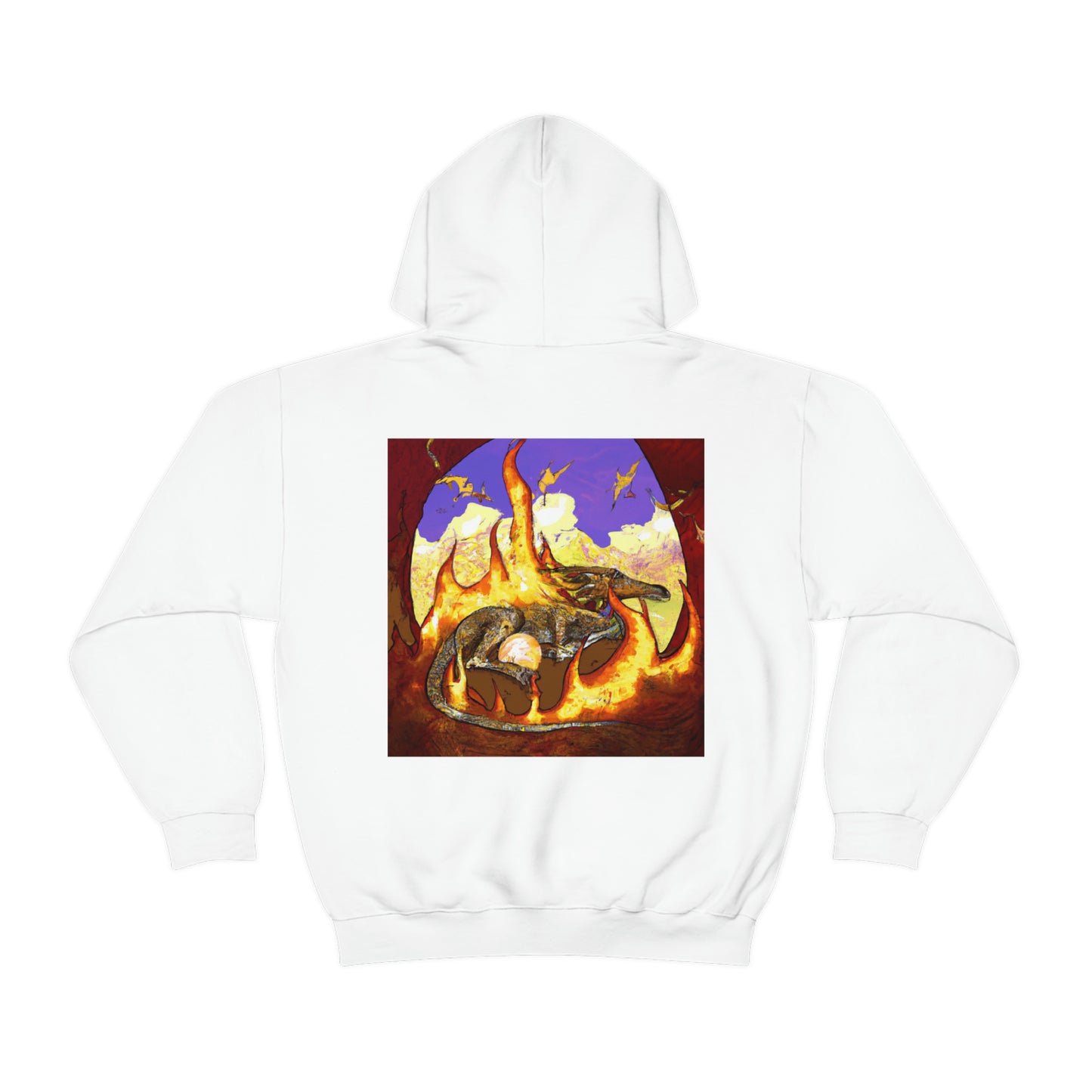 „Ein schlummernder Drache in höllischer Umarmung“ – The Alien Unisex Hoodie