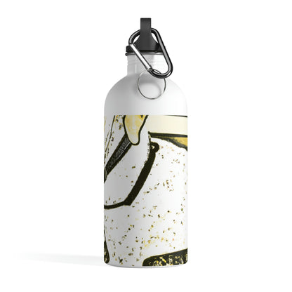 "Fur-tastic Fables: Vintage Comic Book Pet Portraits" - The Alien Stainless Steel Water Bottle