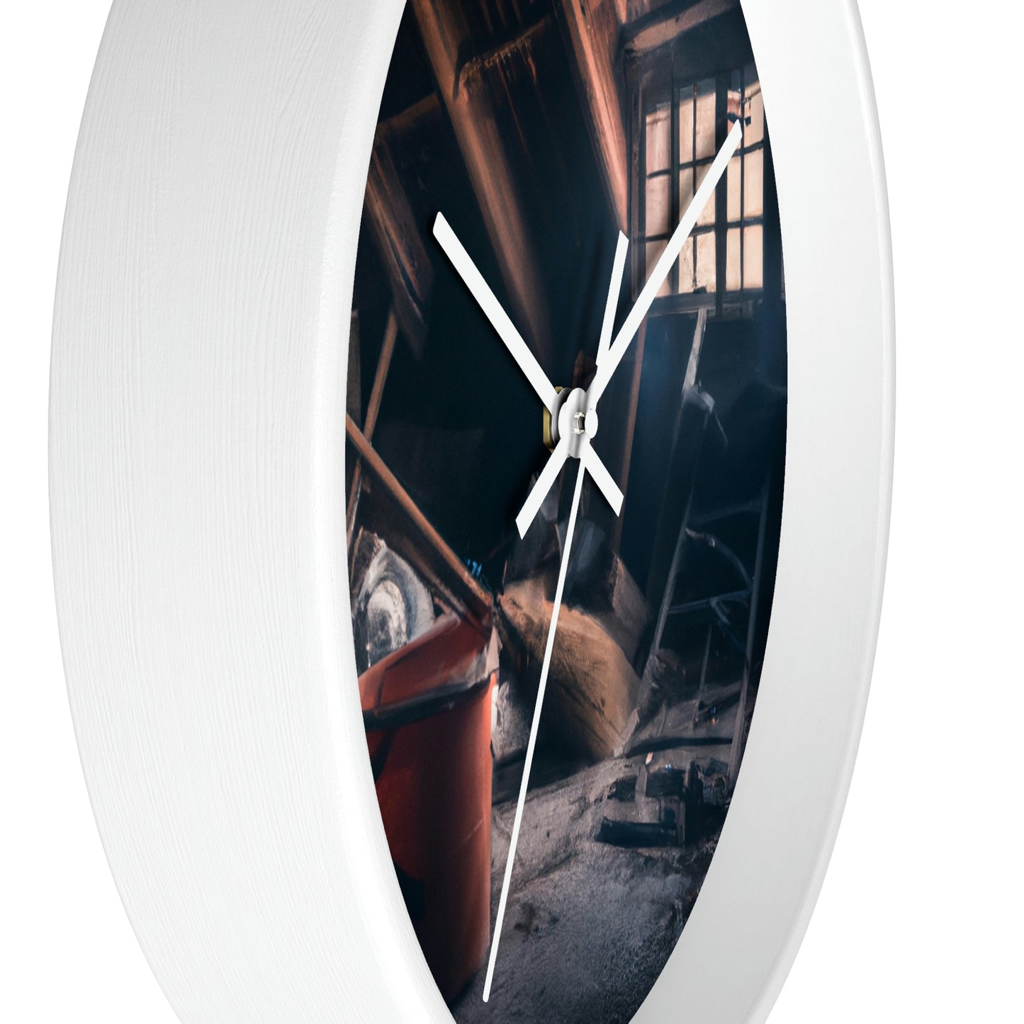 "Dusty Hopes in an Abandoned Attic" - The Alien Wall Clock