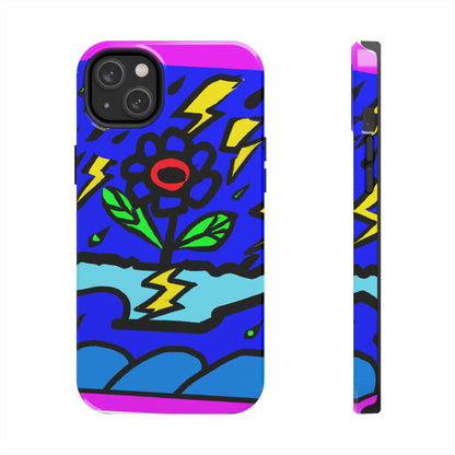 "A Bold Bloom Amidst the Storm" - The Alien Tough Phone Cases