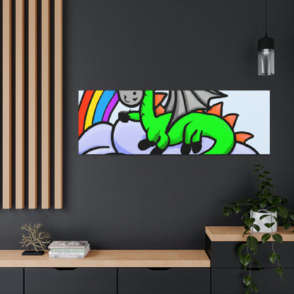 "A Dreamy Dragon's Nap" - The Alien Canva