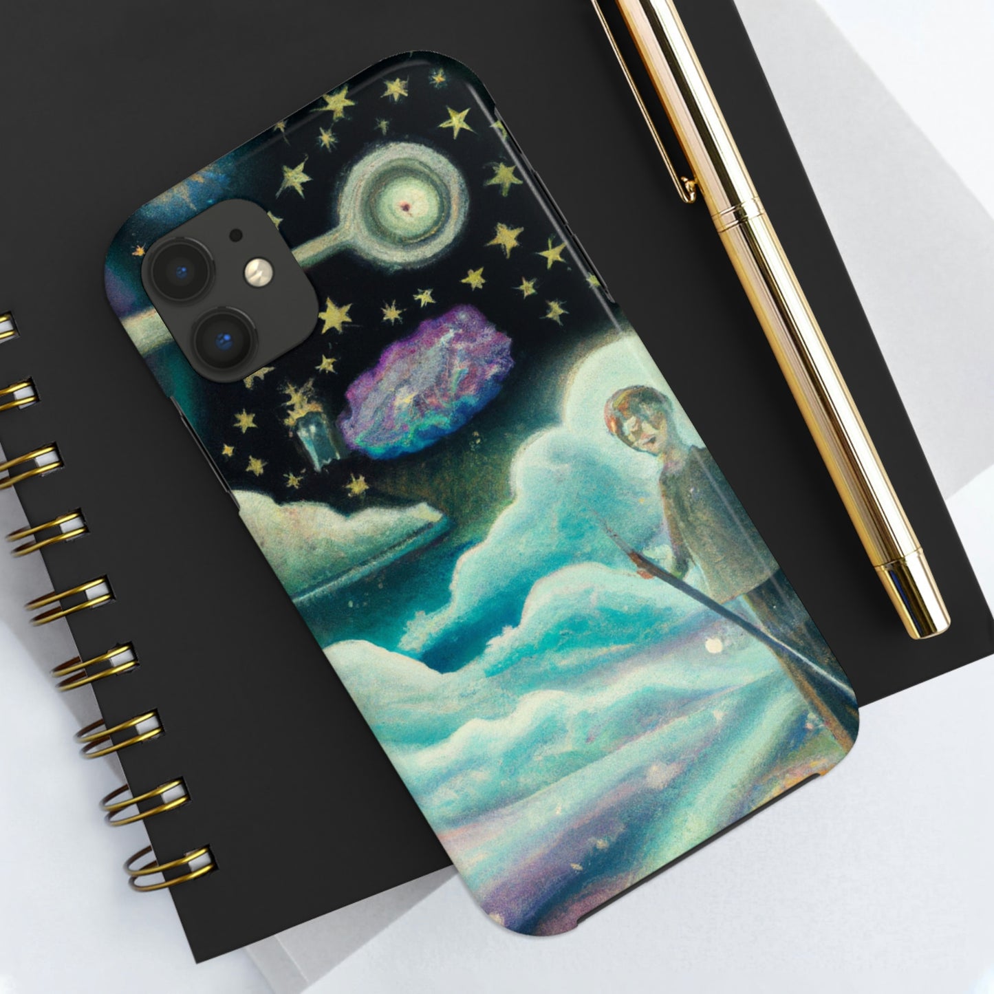 "Ein Meer aus Diamanten in der Nacht" - Die Alien Tough Phone Cases