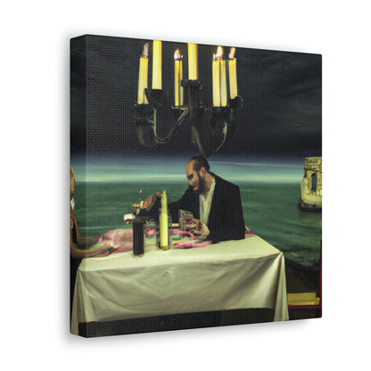 "A Beacon of Romance: An Intimate Candlelit Dinner in a Forgotten Lighthouse" - The Alien Canva