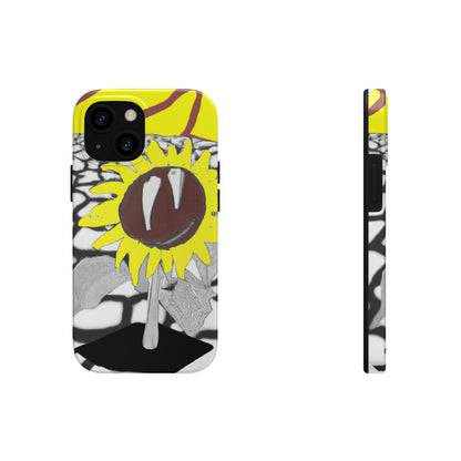 "Un girasol que se marchita en un campo reseco" - The Alien Tough Phone Cases