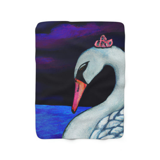 "A Swan's Lament: The Widowed Heavens" - The Alien Sherpa Fleece Blanket