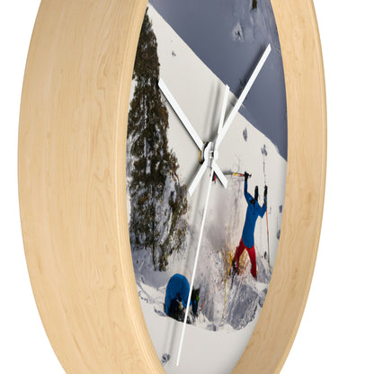 "Avalanche Avalanche: A Spontaneous Ski Trip Gone Wrong" - The Alien Wall Clock