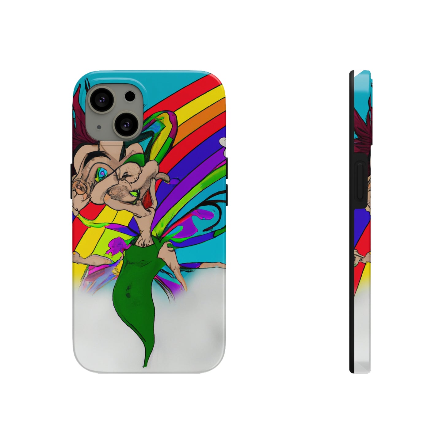 Rainbow Mischief Fairy - The Alien Tough Phone Cases