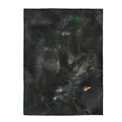 "A Lonely Flicker in the Darkness" - The Alien Velveteen Plush Blanket