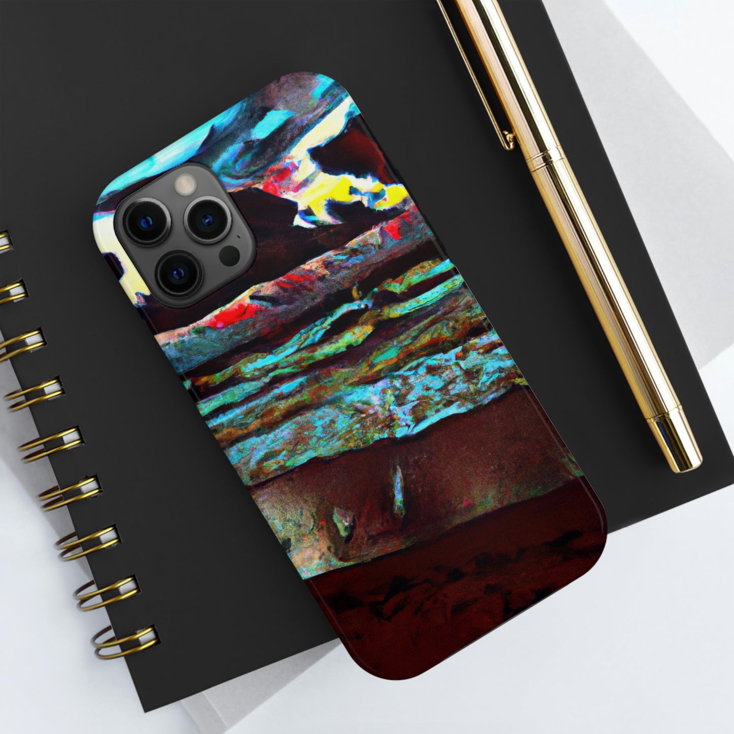 "Dusk at Sea: A Tempestuous Gathering" - The Alien Tough Phone Cases