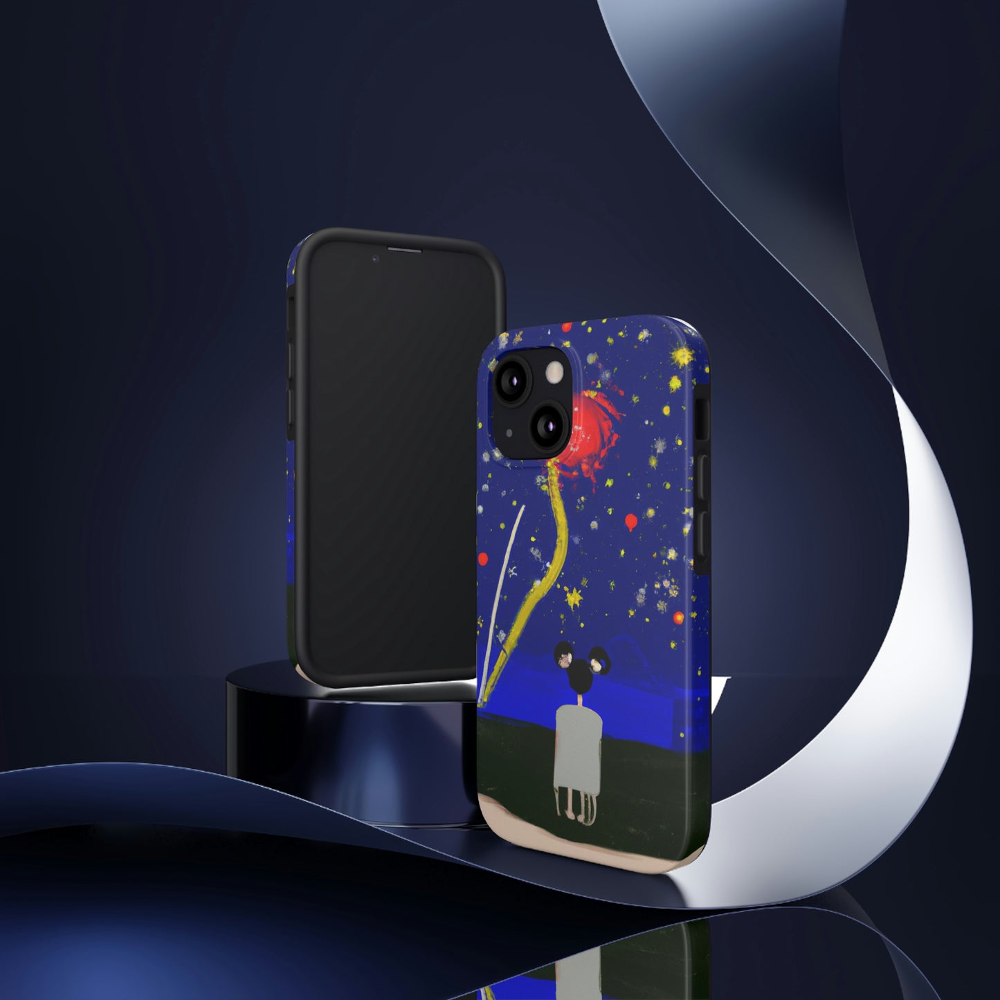 "A Spark of Solitude" - The Alien Tough Phone Cases