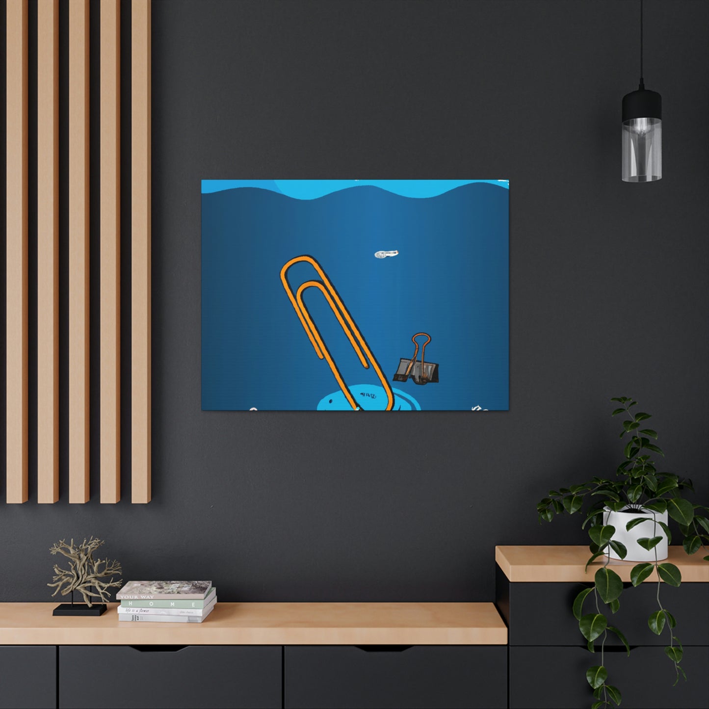 "A Paperclip Against the Tide: Escaping a Sinking Submarine" - The Alien Canva