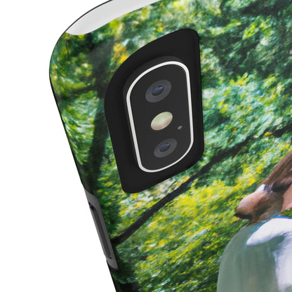 "Enchantment in Oil: A Young Artist's Vision of a Magical Forest" - The Alien Tough Phone Cases