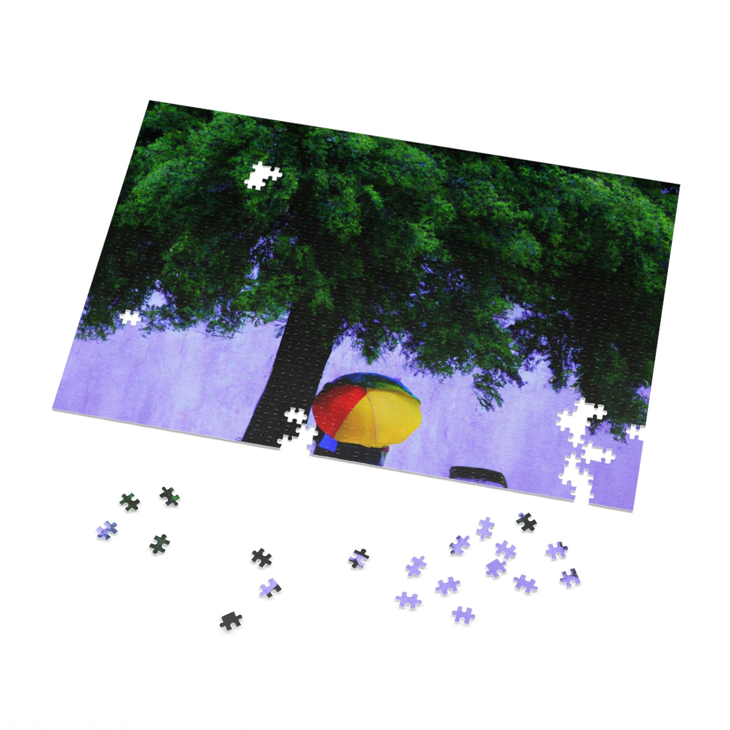 "Beneath the Rainy Sky." - The Alien Jigsaw Puzzle