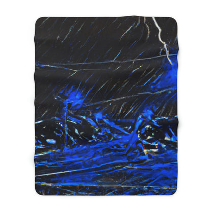 "A Blazing, Empty Night" - The Alien Sherpa Fleece Blanket