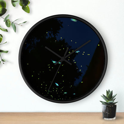 "Moonlight Fireflies" - The Alien Wall Clock