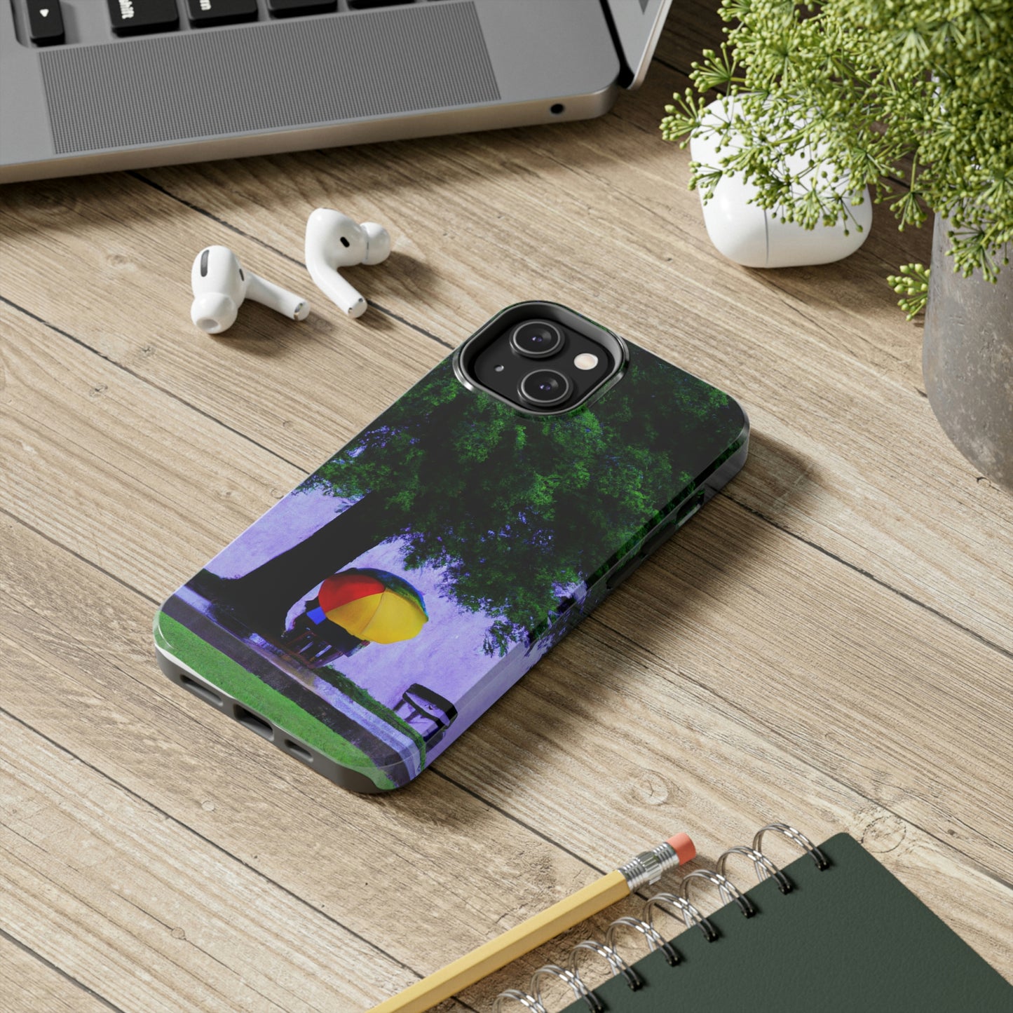 "Unter dem regnerischen Himmel." - Die Alien Tough Phone Cases