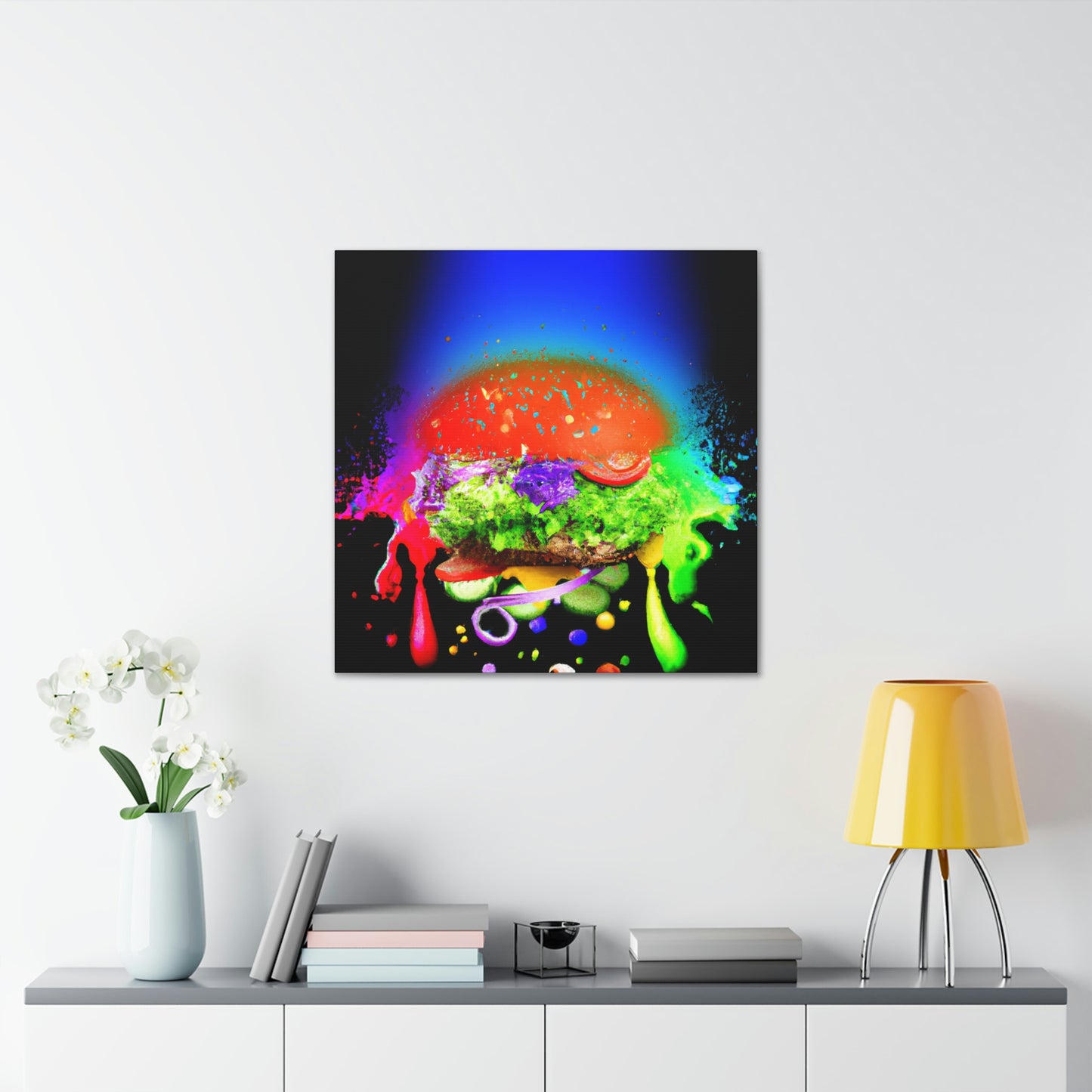 "Burger Rainbow" - The Alien Canva