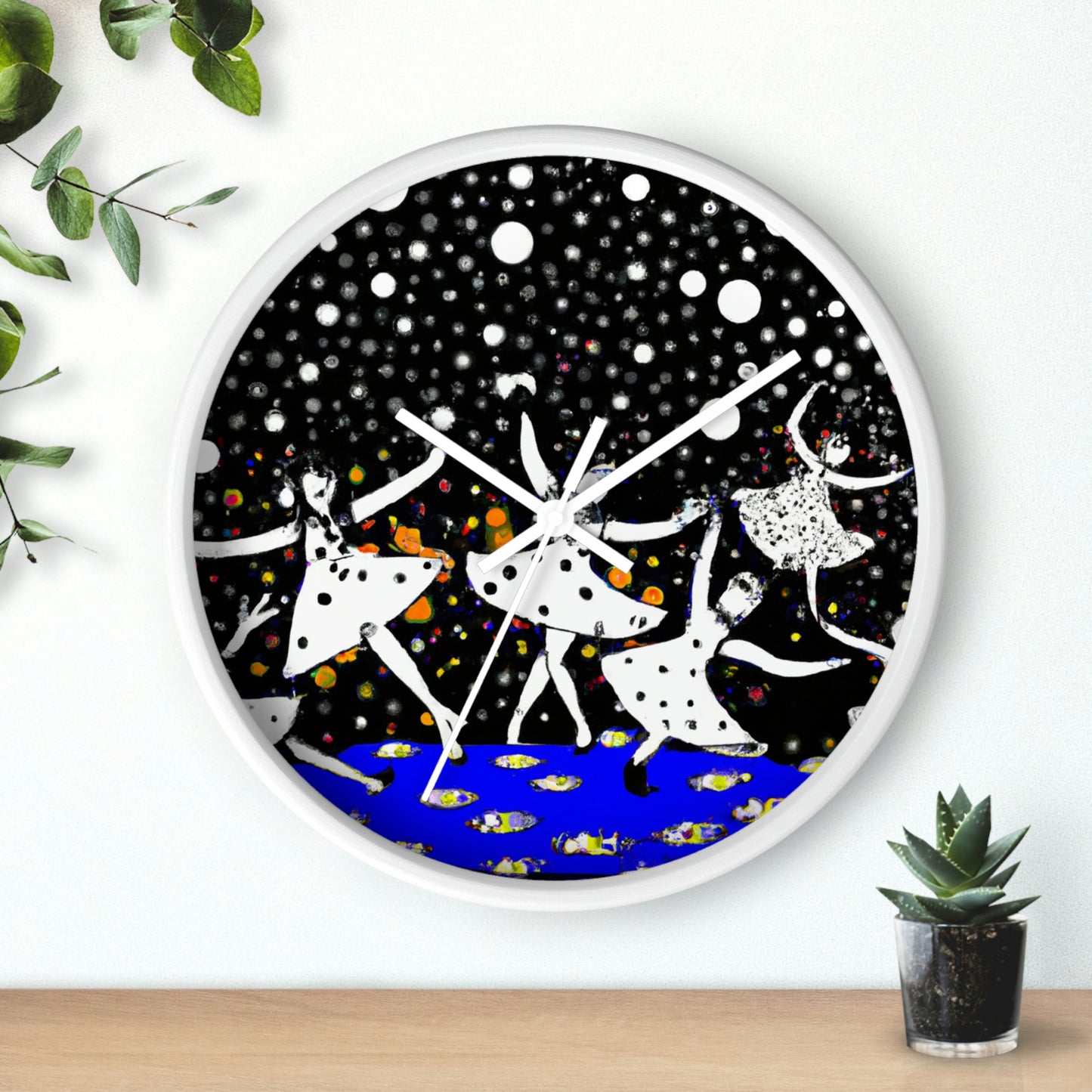 Twinkling Starlight Dance of the Fairies - El reloj de pared alienígena