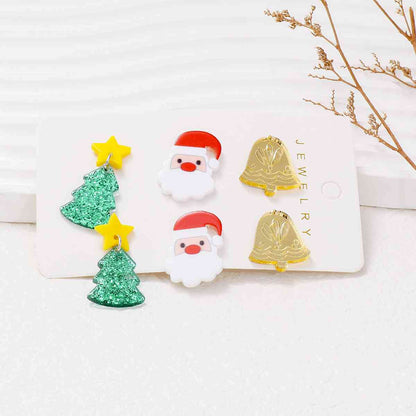 Christmas Alloy Earrings