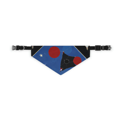 "Kites Illuminating the Starry Sky" - Das Alien Pet Bandana Halsband