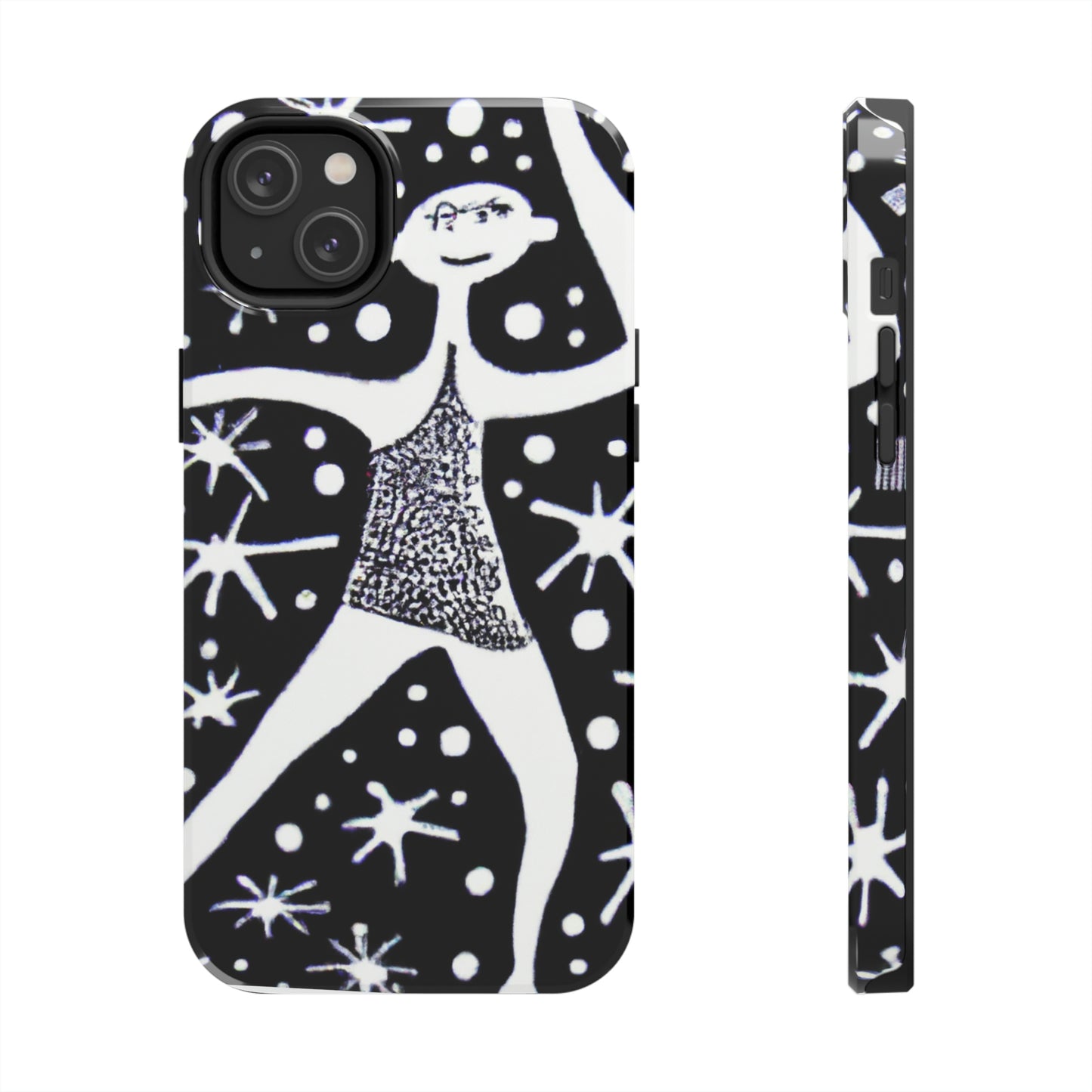 "Dancing Among the Galactic Light" - The Alien Tough Phone Cases