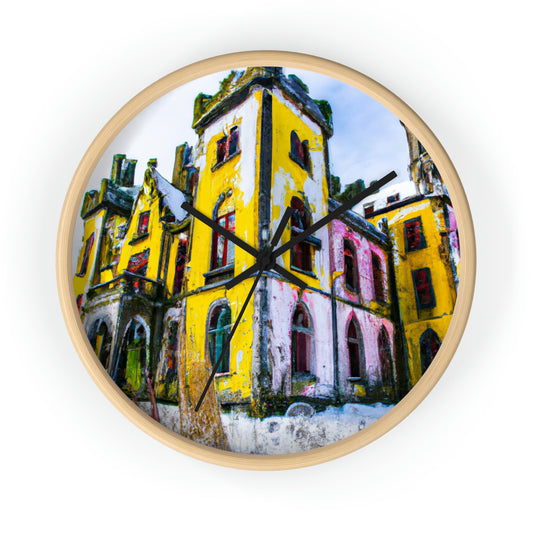 "Castle of Snow and Shadows" - The Alien Wall Clock