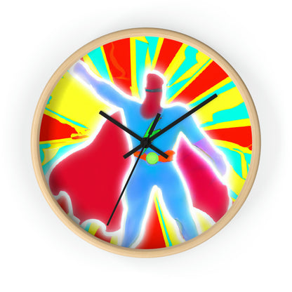 "The Vibrant Superhero" - Die Alien-Wanduhr