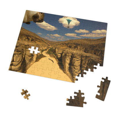 "Feline Flight Over the Grand Gulch" - The Alien Jigsaw Puzzle