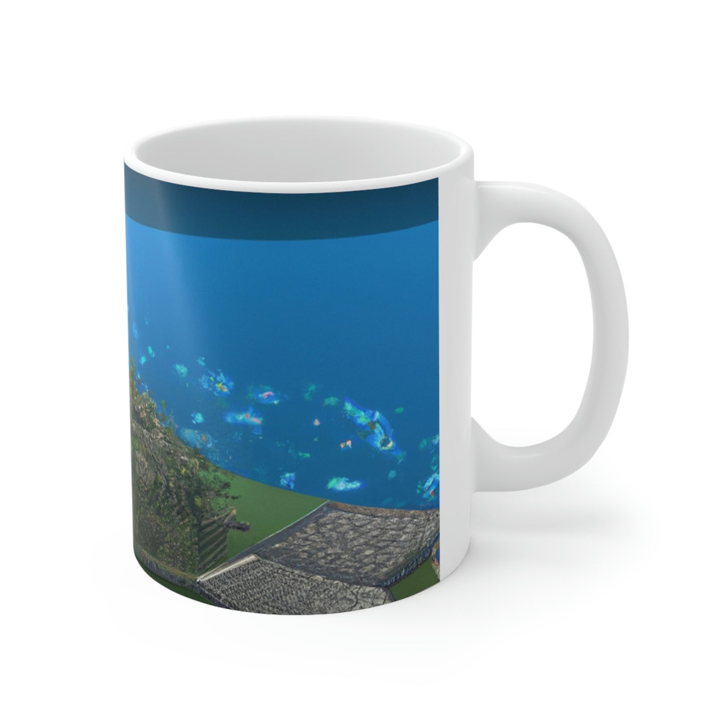 "Aquatheater: música sumergida y actuación" - The Alien Taza de cerámica 11 oz