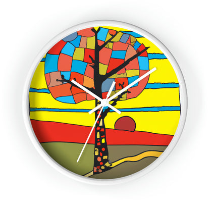 "Lonely Autumn Glow" - El reloj de pared alienígena